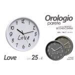 OROLOGIO A PARETE D.25 ERY TORTORA LOVE 