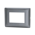 PLACCA ABM COMPATIBILE MATIX 3 POSTI GRIGIO